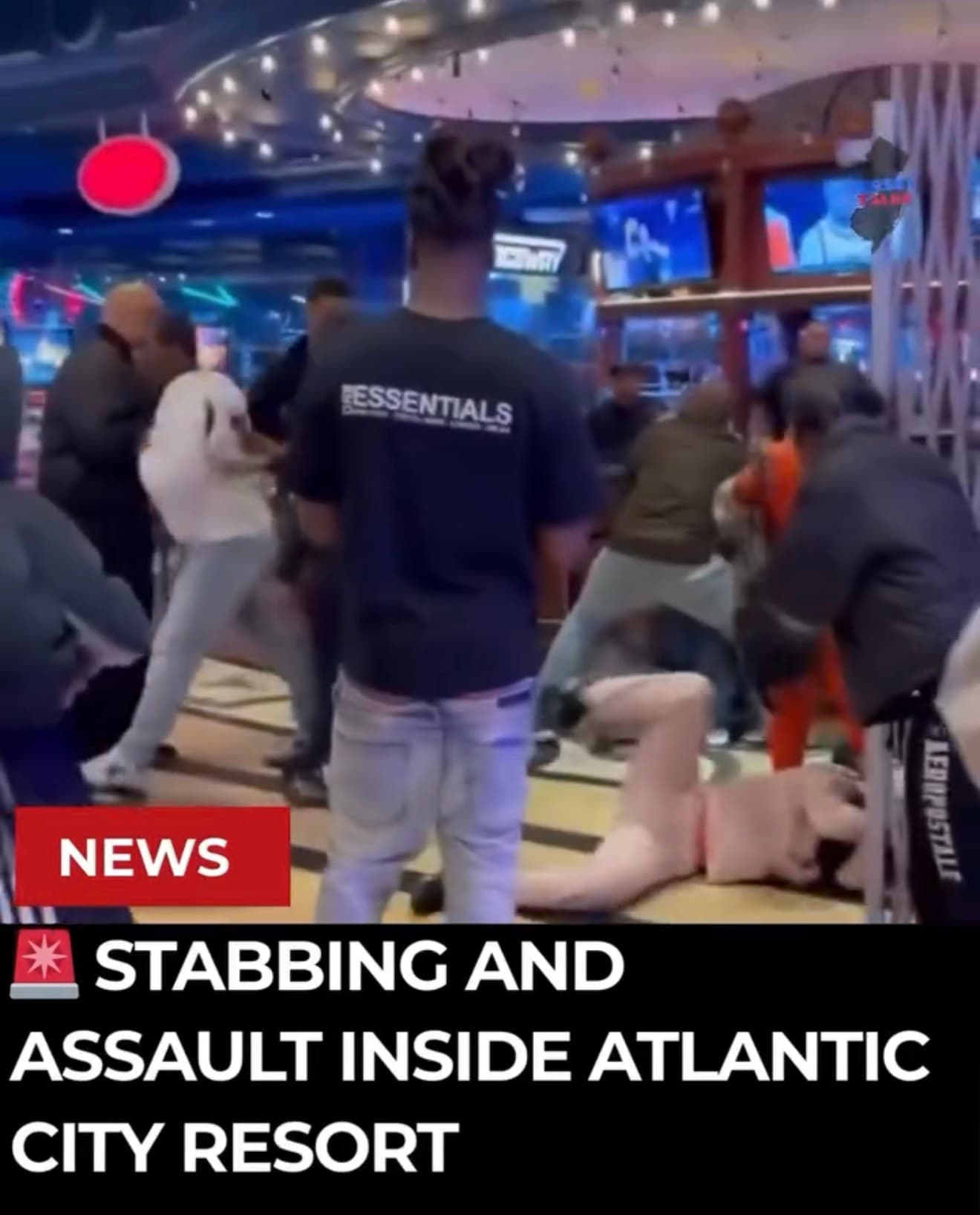 🚨 Stabbing And Assault Inside Atlantic City Resort