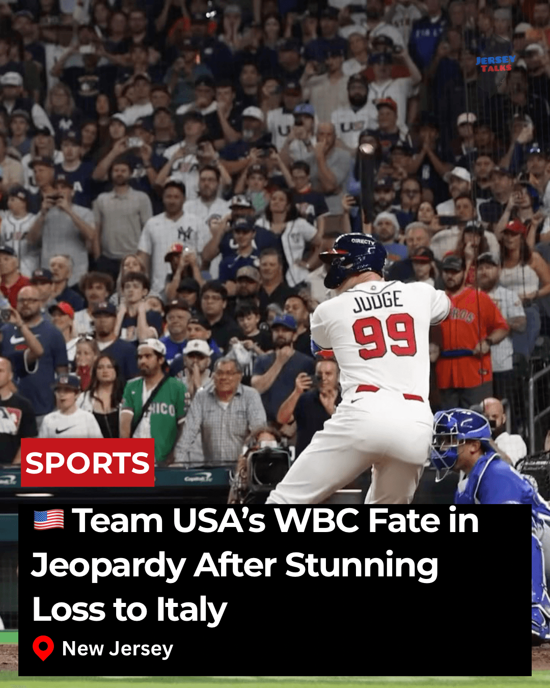 Team Usa’s WBC Fate in Jeopardy After Stunning Loss to Italy