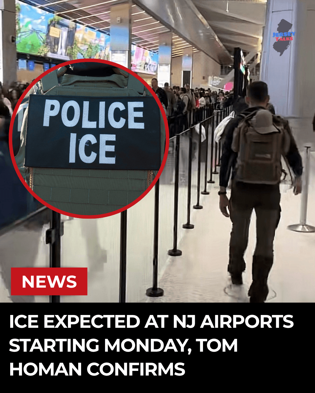 Ice Expected At Nj Airports Starting Monday, Tom Homan Confirms