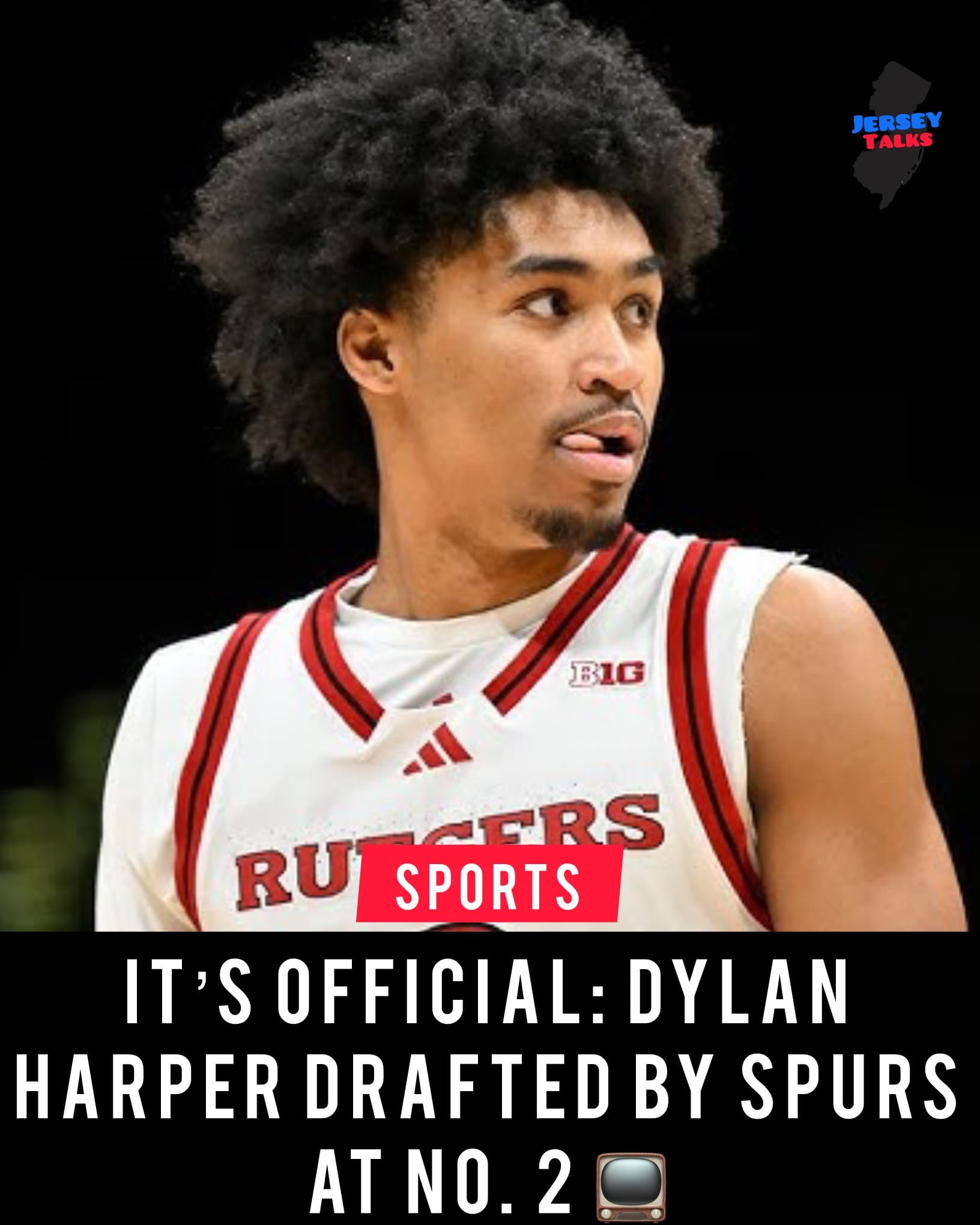 Dylan Harper Drafted No. 2 by Spurs in 2025 Nba Draft
