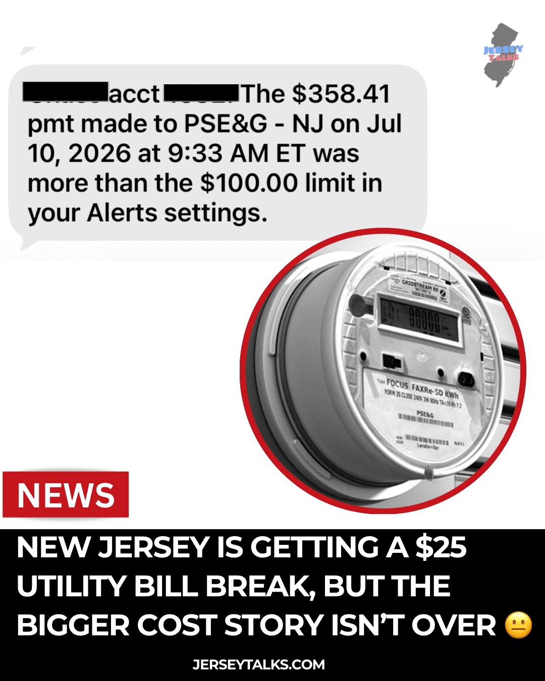 New Jersey Is Getting a $25 Utility Bill Break, but the Bigger Cost Story Isn’t Over