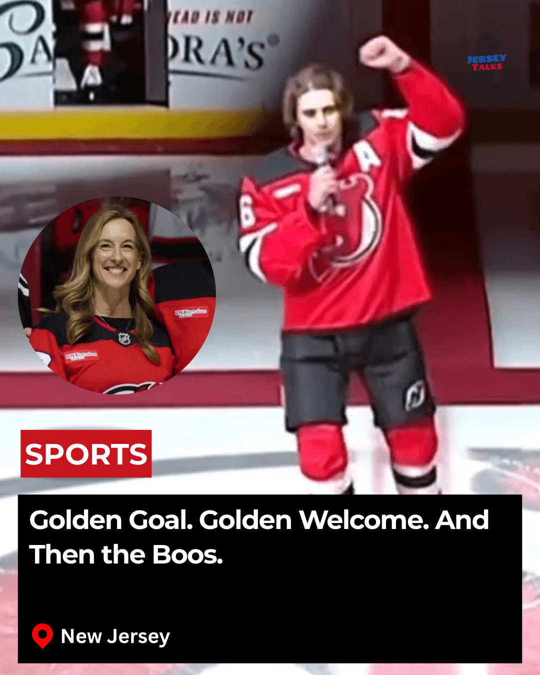 🏒 Golden Goal. Golden Welcome. and Then the Boos.