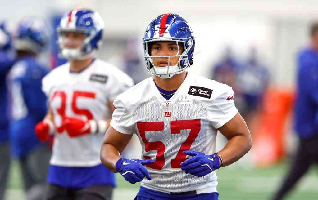 Giants Rookie Is a Different Man on the Football Field